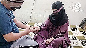 Indian Muslim Wife In Hijab Having Hot Sex With Her Husband