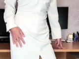 Busty brunette solo masturbation